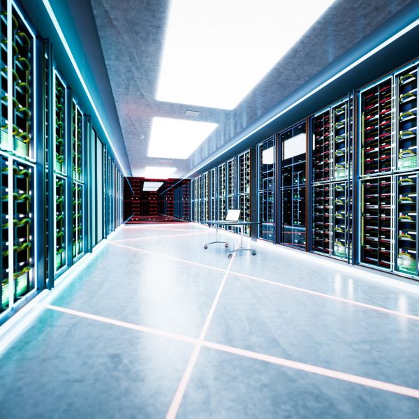 Computer network server room or data center